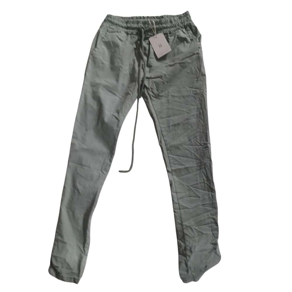 MILO MILANO Jogger Pants Womens Small Green Lyocell Stretch Drawstring NWT